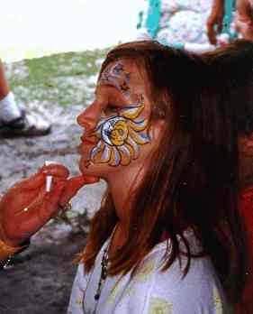 Orlando Florida face painter sample