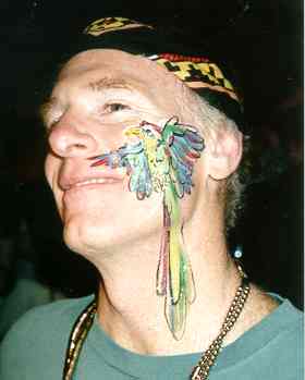 Orlando Florida face painter sample 60s party