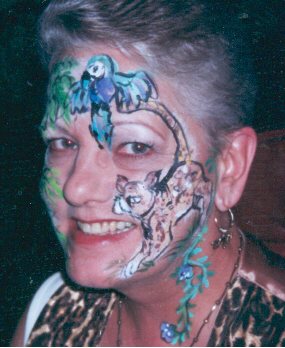 face painter Orlando Florida tropical party